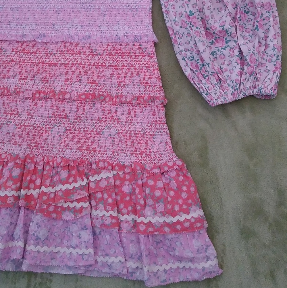 Loveshackfancy Ensley Mini Dress pink - Picture 13 of 17